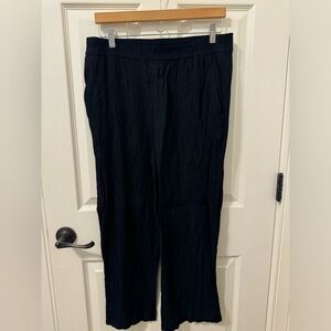 Madewell Crinkle Crepe Straight Leg Crop Pants
